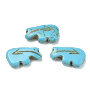 Dyed Synthetic Turquoise Beads
