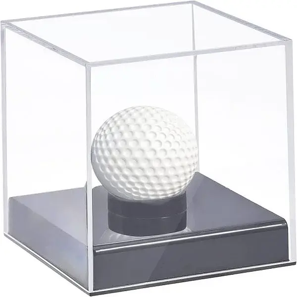 Square Transparent Acrylic Baseball Display Case