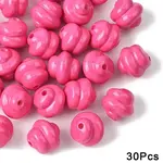 30Pcs Opaque Acrylic Beads