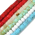 Natural Gemstone Column Bead Strands