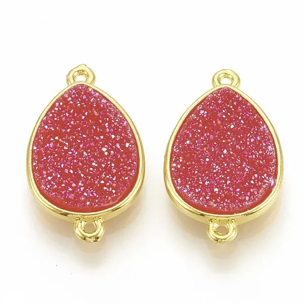 Druzy Resin Links Connectors