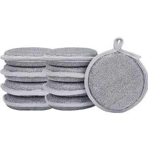 8Pcs Polyester with Cleaning Sponge for Bowl