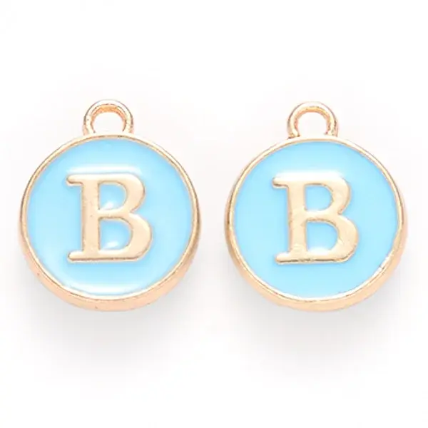 Golden Plated Alloy Enamel Charms