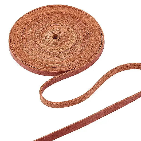Flat Leather Jewelry Cord