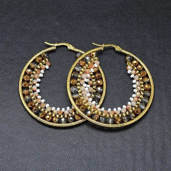 304 Stainless Steel Hoop Earrings