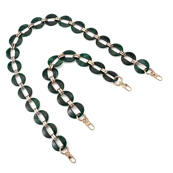 2Pcs 2 Style Resin & Acrylic Bag Strap