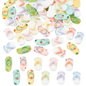 60Pcs 10 Styles Opaque Resin Decoden Cabochons