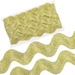 10 Yard Metallic Polyester Wavy Fringe Trim Ribbon