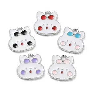 Alloy Enamel Pendants