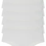 98545 Dewberry Women Panties High Waist Pack of 5-WHITE