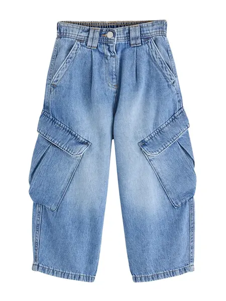 Next Džínsy  modrá denim
