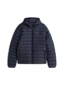 TOMMY HILFIGER Prechodná bunda  tmavomodrá