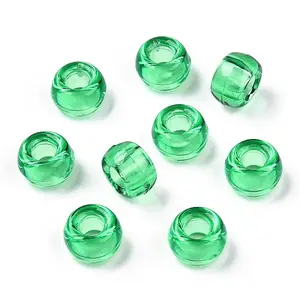500Pcs Transparent Plastic Beads