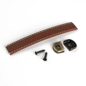 Leather Zinc Alloy Handle