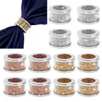 4 Sets 3 Colors Column Iron Napkin Rings