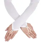 Women Satin Hook Finger Gloves