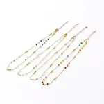 Faceted Glass Beaded Necklaces