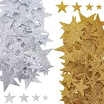 4 Bags 2 Colors EVA Self Adhesive Stickers