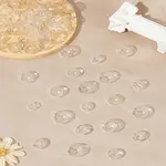 50pcs 5 Styles Round Mechanized One Hole Blown Glass Globe Ball Bottles