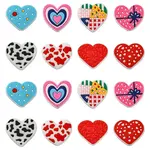 16Pcs 8 Colors Silicone Beads
