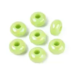 Opaque Acrylic European Beads