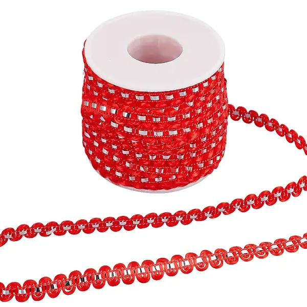 25M Metallic Yarn Lace Ribbons