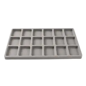 Resin Flocking 16 Grids Beading Jewelry Design Beads Storage Tray