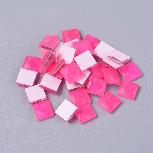 Faceted Glass Cabochons