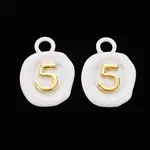 Spray Painted Alloy Pendants