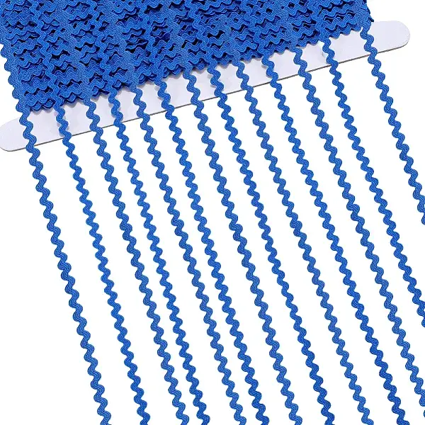 40M Polyester Wavy Fringe Trim Ribbon