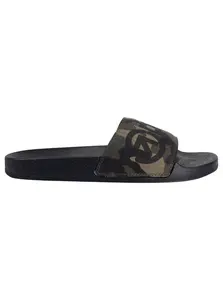 Meatfly pánské pantofle Hudson Black Camo Ripstop | Černá | Velikost 42 EU