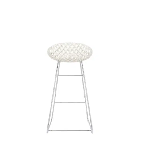 Smatrik stool bílá / chromová Kartell