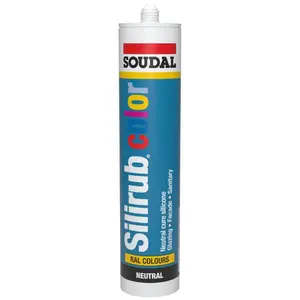 Výplň stavebních a konstrukčních spár, Silirub COLOR, RAL 7044, 300ml