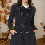 Z6642 DEWBERRY DÁMSKÝ TRENČKOT - JEDNODUCHÁ TMAVĚ MODRÁ