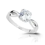 Modesi Strieborný zásnubný prsteň JA17256CZ 60 mm