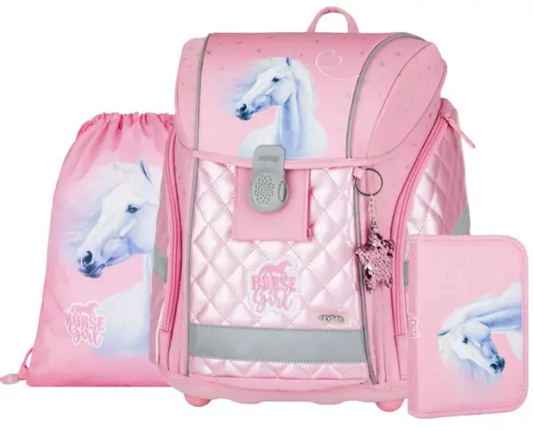 Školní set 3ks PREMIUM LIGHT, kůň romantic