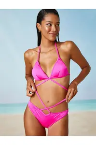 Koton Şahika Ercümen X - Spodní díl plavek s křížovou vazbou