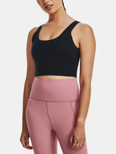 Under Armour Tílko Meridian Fitted Crop Tank-BLK - Dámské