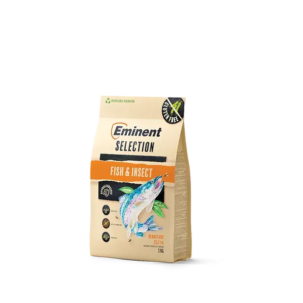 EMINENT Dog selection sensitive fish&insect granule pro psy 2 kg