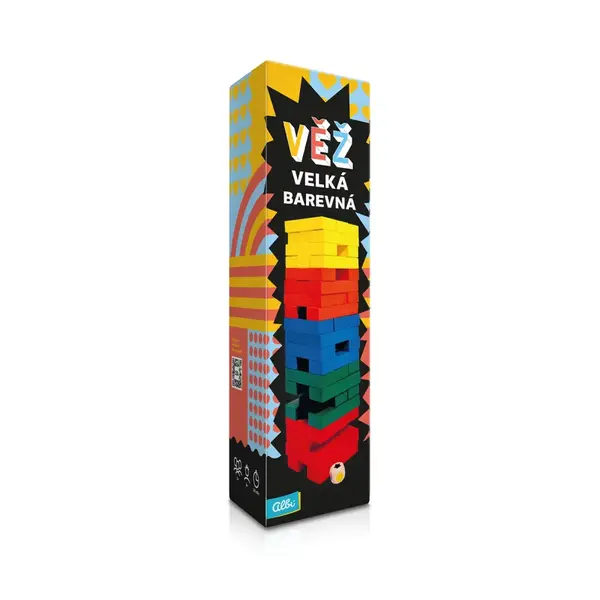 Velká barevná Věž s kostkou