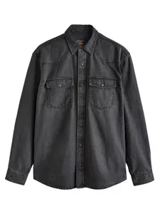 Next Košeľa  čierny denim