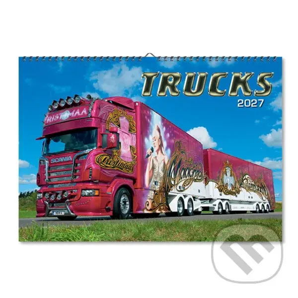 Nástenný kalendár Trucks 2027
