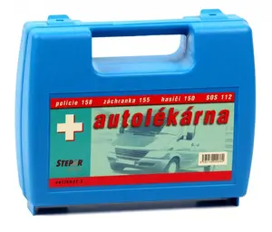 ŠTĚPAŘ Autolékárnička velikost I. - kufřík modrý 153/2023 Sb.