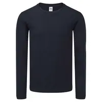 Pánské tmavě modré tričko Iconic Fruit of the Loom