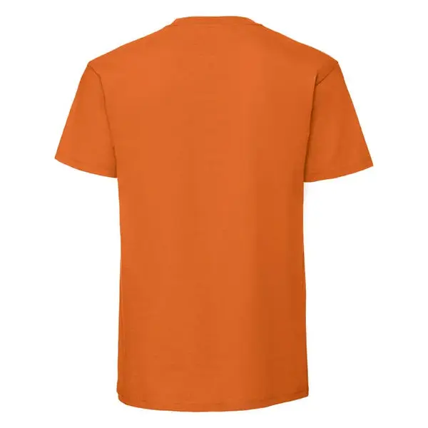 Iconic 195 Ringspun Premium Fruit of the Loom Orange T-shirt
