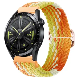 BStrap Elastic Nylon remienok na Garmin Venu 2, fragrant orange
