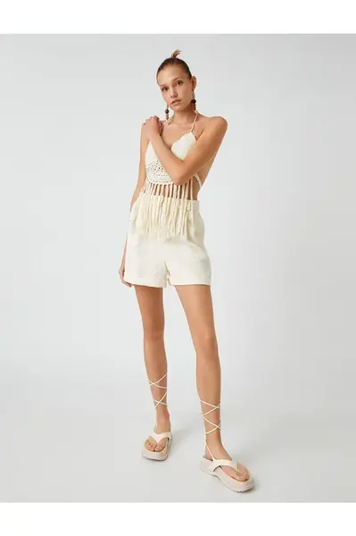 Koton Šortky s kapsami a skládaným detailem