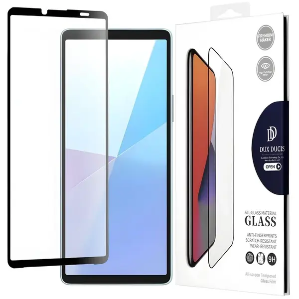 10D Tvrdené sklo pre Sony Xperia 10 VI - Čierna H33154
