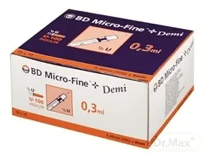 BD MICRO FINE + DEMI INZULIN.STRIEKAČKA U-100