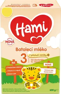 Hami 3 s príchuťou vanilky 600g